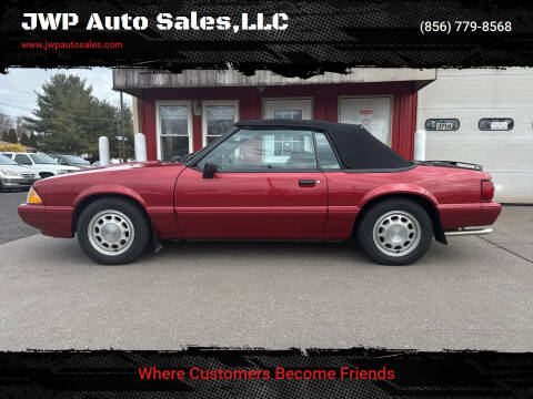 1990 Ford Mustang for sale at JWP Auto Sales,LLC in Maple Shade NJ