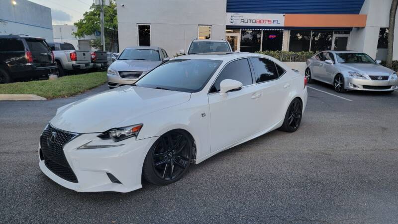 2015 Lexus IS 250 for sale at AUTOBOTS FLORIDA in Pompano Beach FL