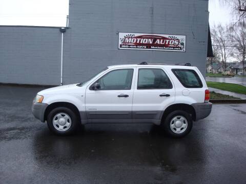 2002 Ford Escape for sale at Motion Autos in Longview WA