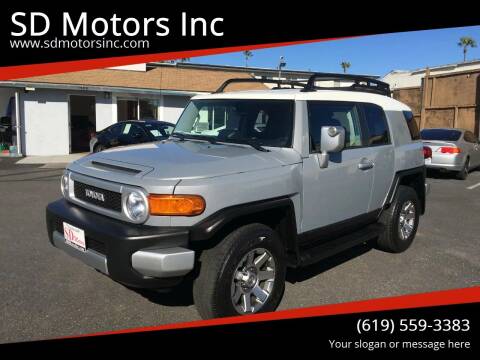 2014 Toyota FJ Cruiser for sale at SD Motors Inc in La Mesa CA