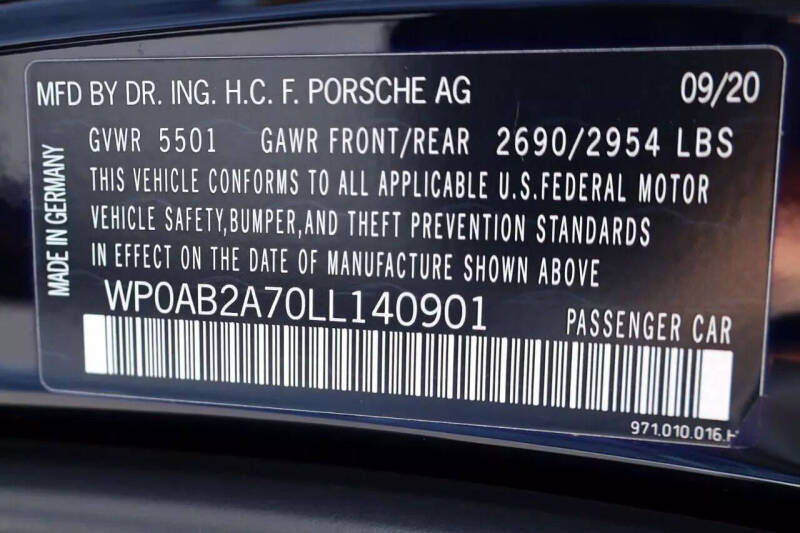 2020 Porsche Panamera 4S