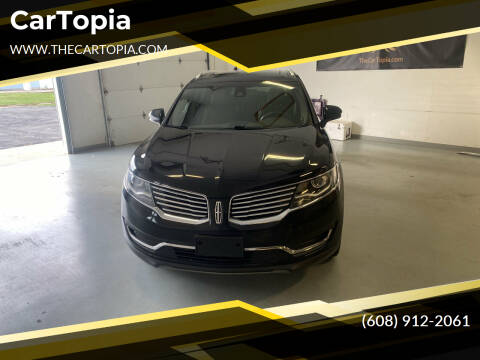 2016 Lincoln MKX for sale at CarTopia in Deforest WI