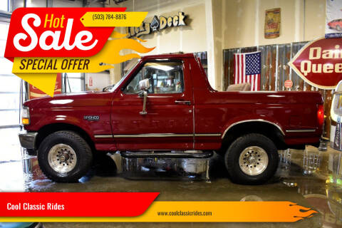 1993 Ford Bronco for sale at Cool Classic Rides in Sherwood OR