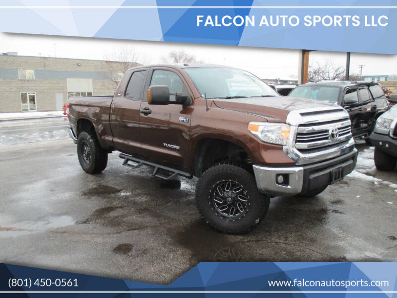 2016 Toyota Tundra for sale at Falcon Auto Sports LLC in Murray UT