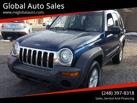 2004 Jeep Liberty for sale at Global Auto Sales in Hazel Park MI