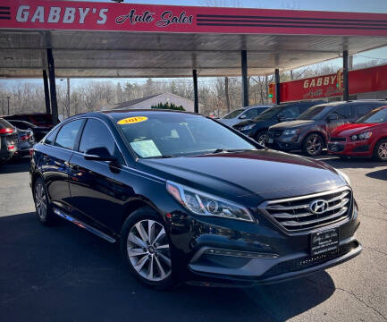 2015 Hyundai Sonata for sale at GABBY'S AUTO SALES in Valparaiso IN