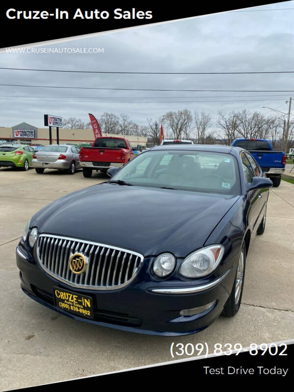 2009 Buick LaCrosse for sale at Cruze-In Auto Sales in East Peoria IL