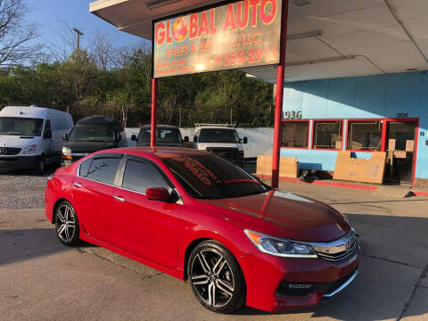 2016 Honda Accord for sale at Global Auto Sales and Service in Nashville TN