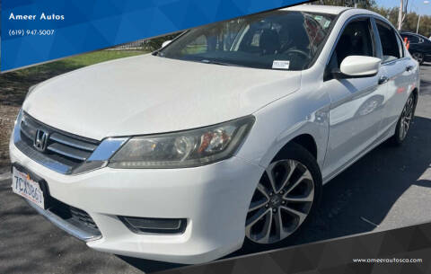 2014 Honda Accord for sale at Ameer Autos in San Diego CA