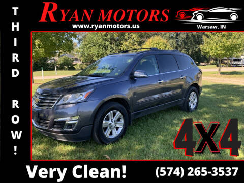 2013 Chevrolet Traverse for sale at Ryan Motors LLC in Warsaw IN