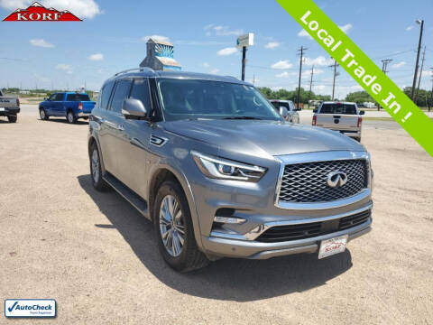 2019 Infiniti QX80 for sale at Tony Peckham @ Korf Motors in Sterling CO