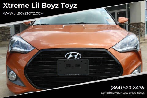 2016 Hyundai Veloster for sale at Xtreme Lil Boyz Toyz in Greenville SC