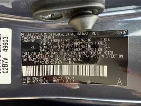 2007 Toyota Sienna