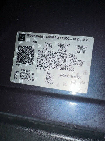 2018 Chevrolet Equinox LT