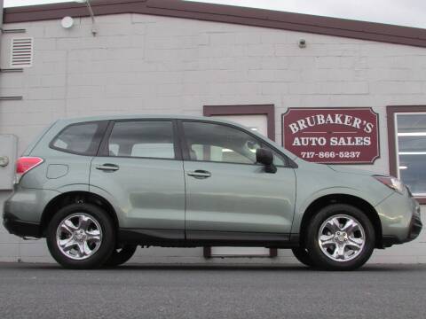 2017 Subaru Forester for sale at Brubakers Auto Sales in Myerstown PA