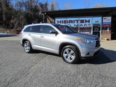 2014 Toyota Highlander for sale at Hibriten Auto Mart in Lenoir NC