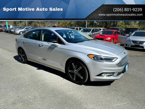 2017 Ford Fusion for sale at Sport Motive Auto Sales in Seattle WA