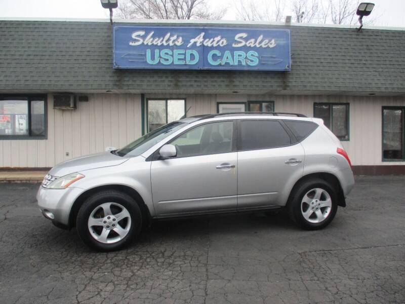 2004 Nissan Murano for sale at SHULTS AUTO SALES INC. in Crystal Lake IL