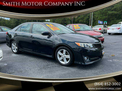 2012 Toyota Camry for sale at Smith Motor Company INC in Mc Cormick SC