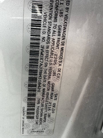 2011 Volkswagen Jetta SE