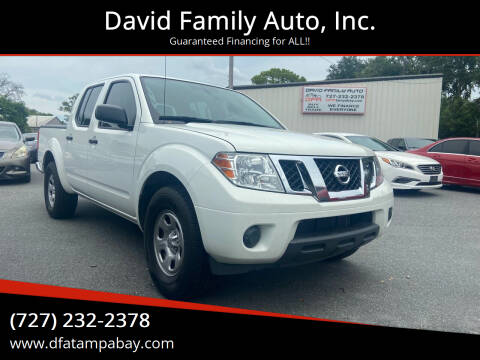 2019 Nissan Frontier for sale at David Family Auto, Inc. in New Port Richey FL