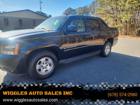 2007 Chevrolet Avalanche for sale at WIGGLES AUTO SALES INC in Mableton GA