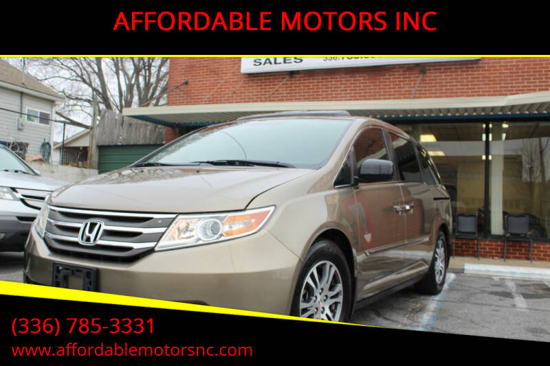 2013 Honda Odyssey for sale at AFFORDABLE MOTORS INC in Winston Salem NC
