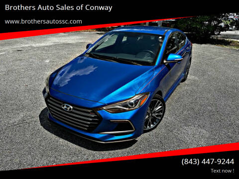 2017 Hyundai Elantra for sale at Brothers Auto Sales of Conway in Conway SC