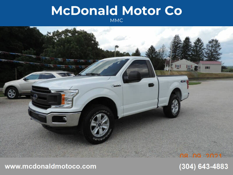 2018 Ford F-150 for sale at McDonald Motor Co in Harrisville WV