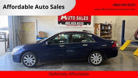 2007 Honda Accord for sale at Affordable Auto Sales in Humphrey NE