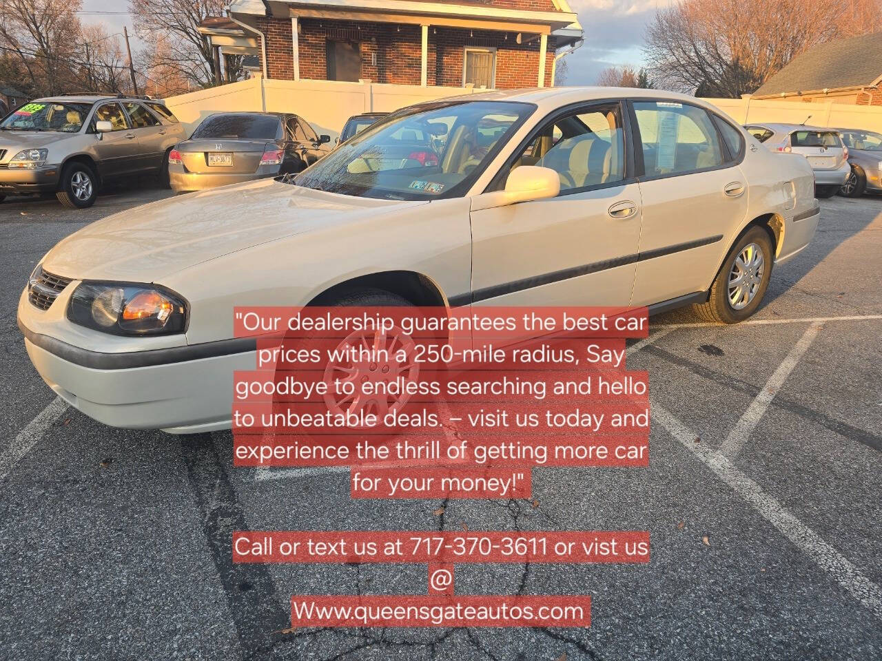 2004 Chevrolet Impala for sale at QUEENSGATE AUTO SALES in York, PA