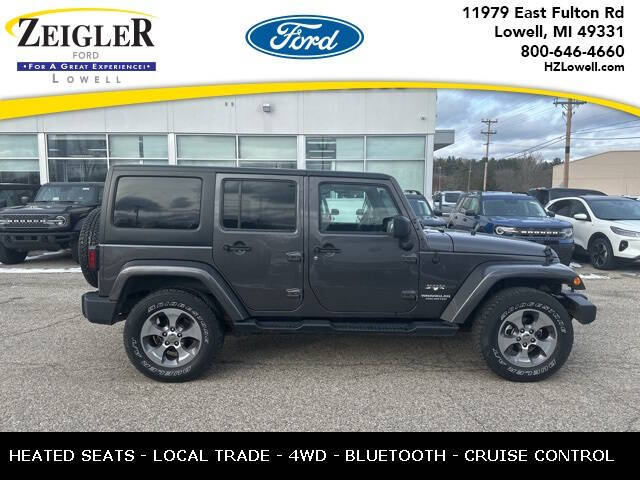 2016 Jeep Wrangler Unlimited for sale at Zeigler Ford of Plainwell in Plainwell MI