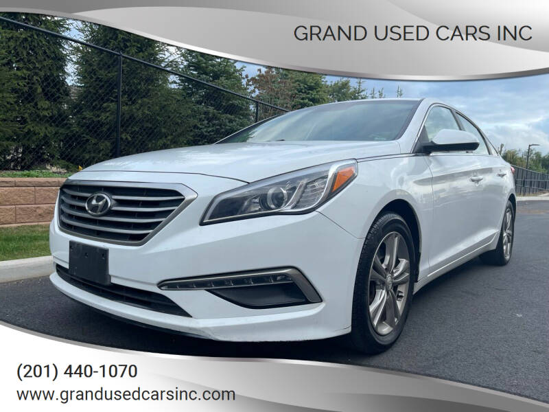 2015 Hyundai Sonata for sale at GRAND USED CARS  INC in Little Ferry NJ