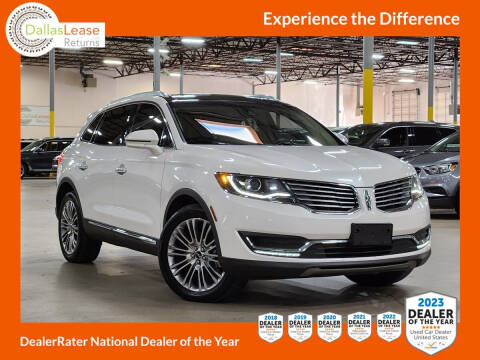 2018 Lincoln MKX for sale at Dallas Auto Finance in Dallas TX