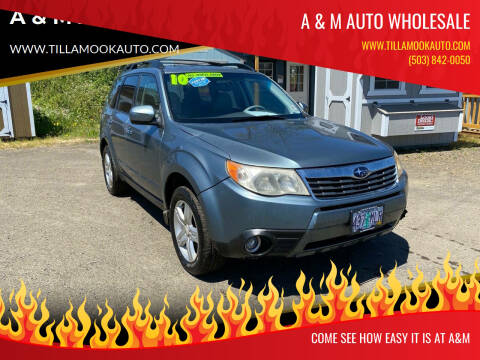 2010 Subaru Forester for sale at A & M Auto Wholesale in Tillamook OR