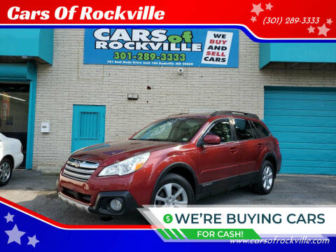 2014 Subaru Outback for sale at Cars Of Rockville in Rockville MD
