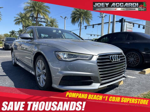 2017 Audi A6 for sale at PHIL SMITH AUTOMOTIVE GROUP - Joey Accardi Chrysler Dodge Jeep Ram in Pompano Beach FL