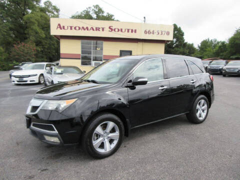 2012 Acura MDX for sale at Automart South in Alabaster AL