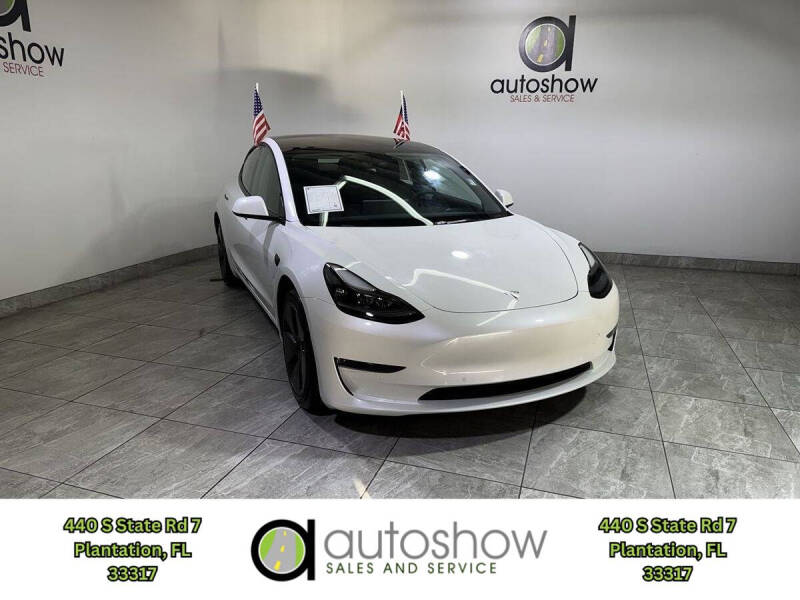 2022 Tesla Model 3 for sale at AUTOSHOW SALES & SERVICE in Plantation FL