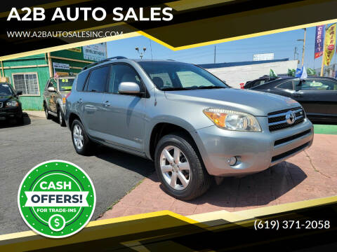 2007 Toyota RAV4 for sale at A2B AUTO SALES in Chula Vista CA