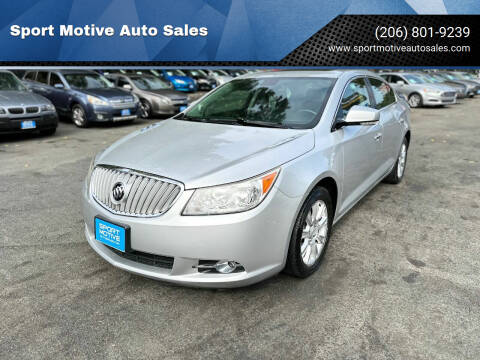2012 Buick LaCrosse for sale at Sport Motive Auto Sales in Seattle WA