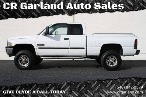 1998 Dodge Ram Pickup 2500 for sale at CR Garland Auto Sales in Fredericksburg VA