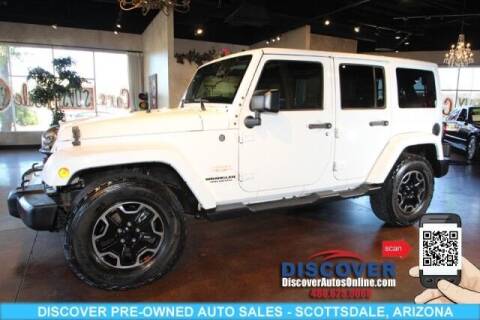 2015 Jeep Wrangler Unlimited for sale at Discover Pre-Owned Auto Sales in Scottsdale AZ
