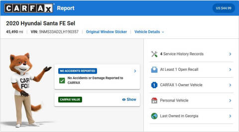 2020 Hyundai Santa Fe SEL