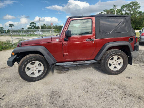 2009 Jeep Wrangler for sale at M & M AUTO BROKERS INC in Okeechobee FL