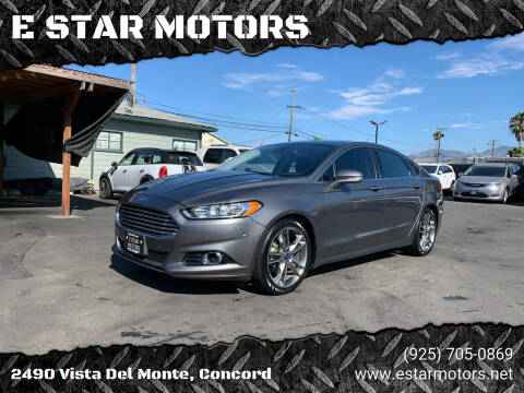 2014 Ford Fusion for sale at E STAR MOTORS in Concord CA