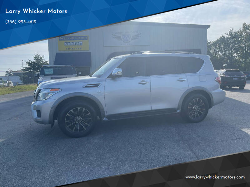 2018 Nissan Armada for sale at Larry Whicker Motors in Kernersville NC