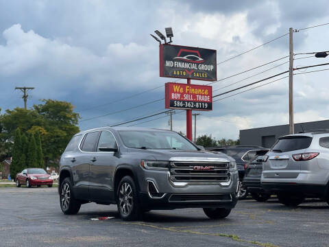 2021 GMC Acadia for sale at MD Financial Group LLC in Warren MI