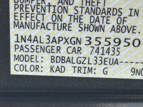 2016 Nissan Altima 2.5