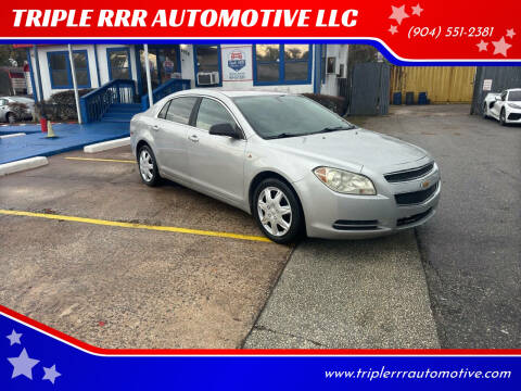 2008 Chevrolet Malibu for sale at TRIPLE RRR AUTOMOTIVE LLC in Jacksonville FL